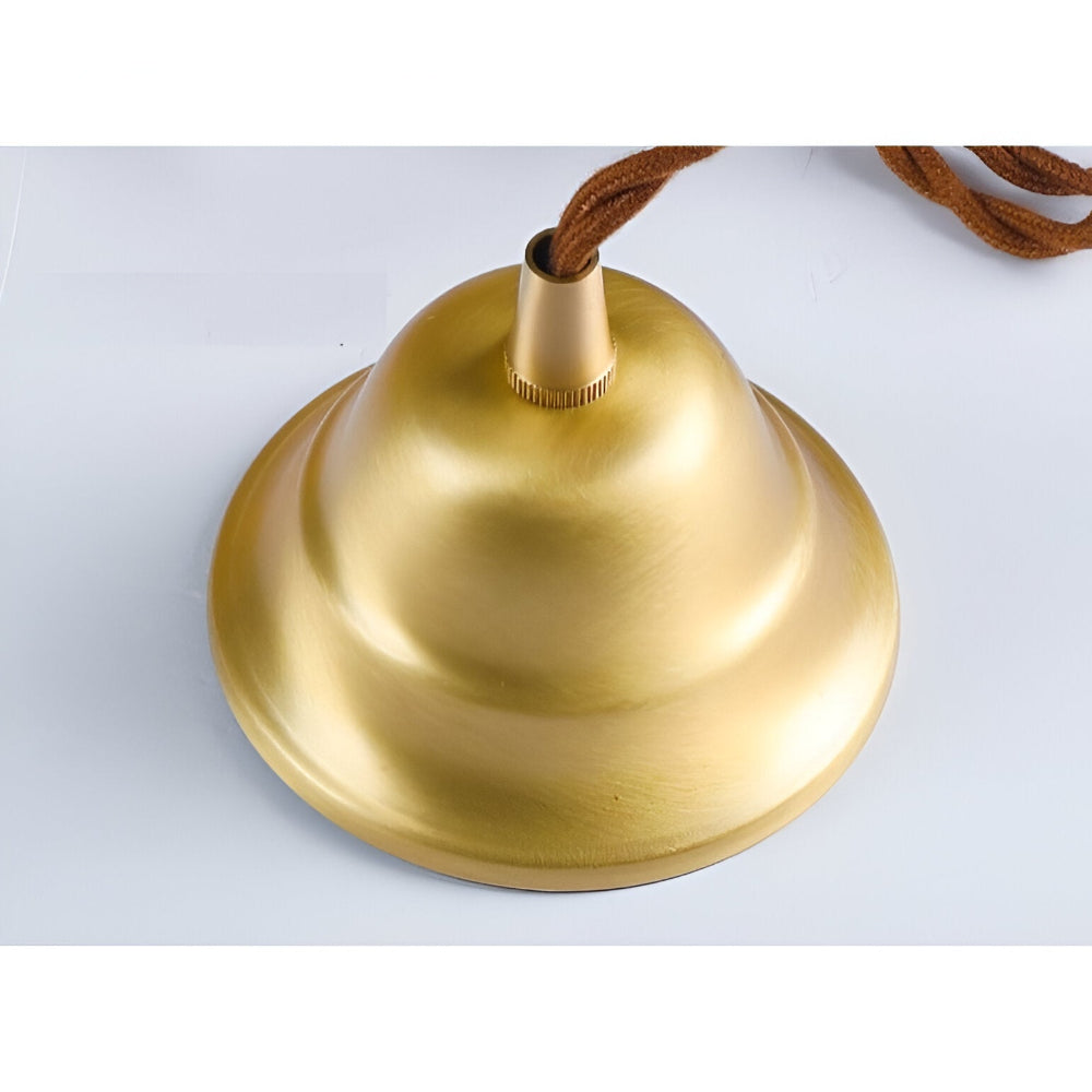 VividGlass – Pendellampa i Färgat Glas med Kopparaccent