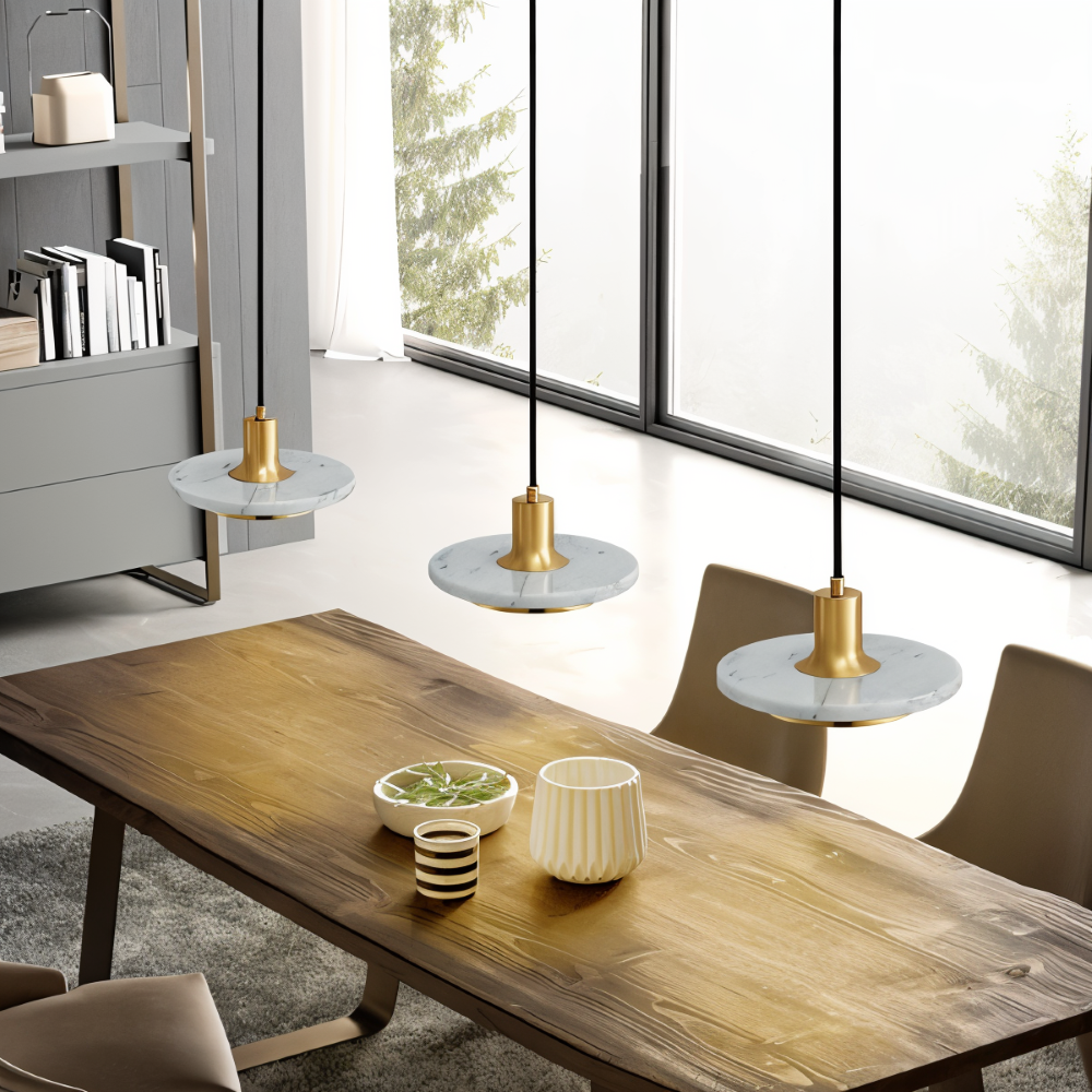 Moduno – Modern Metall Taklampa med Dubbelskiktsdesign