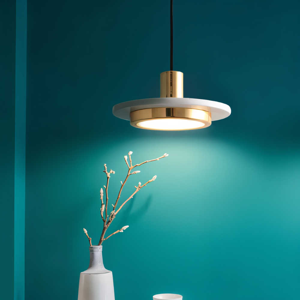Moduno – Modern Metall Taklampa med Dubbelskiktsdesign