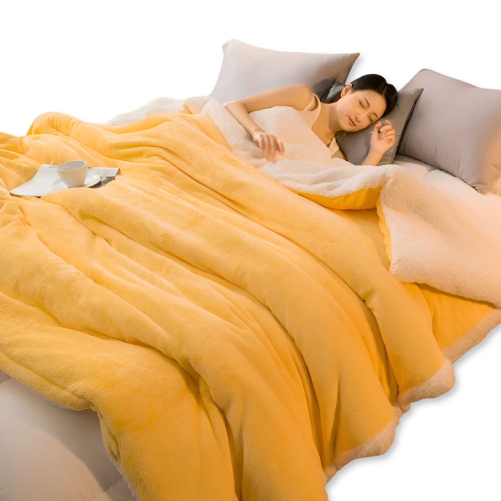 FrostNest Plaid – Dubbelsidig Flanell & Fleece med Dragkedja