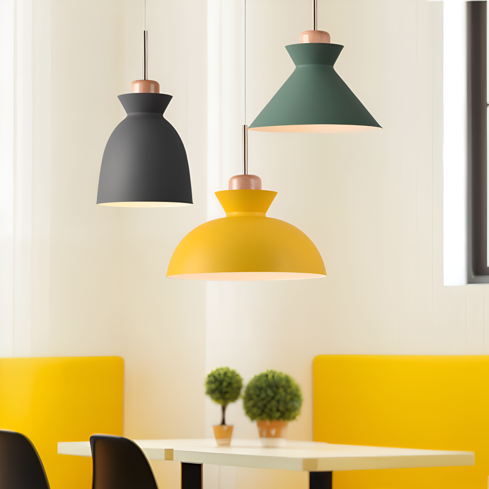ColorDome – Färgglad Pendellampa i Macaron-Design