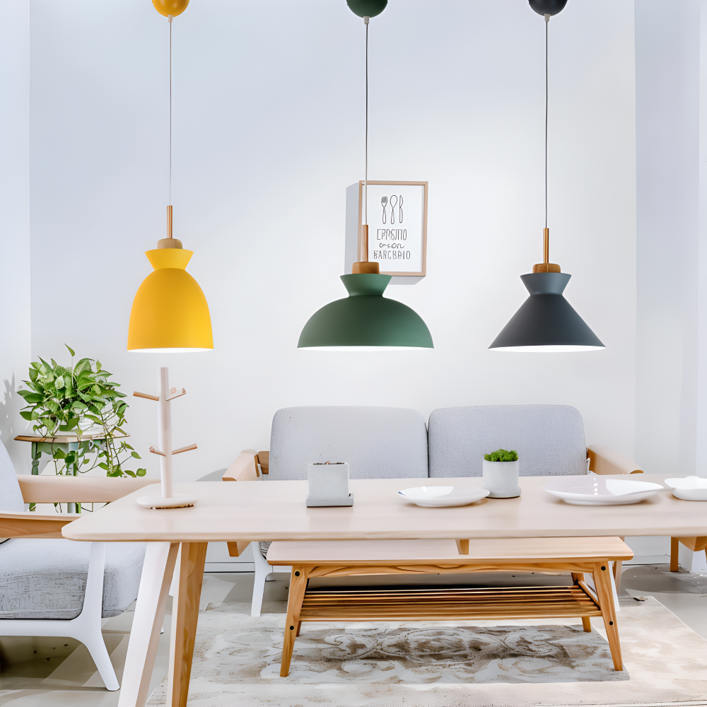 ColorDome – Färgglad Pendellampa i Macaron-Design