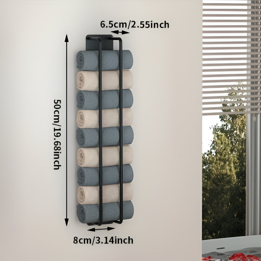 IronDuo Rack – Premium Dubbel Handdukshängare i Metall