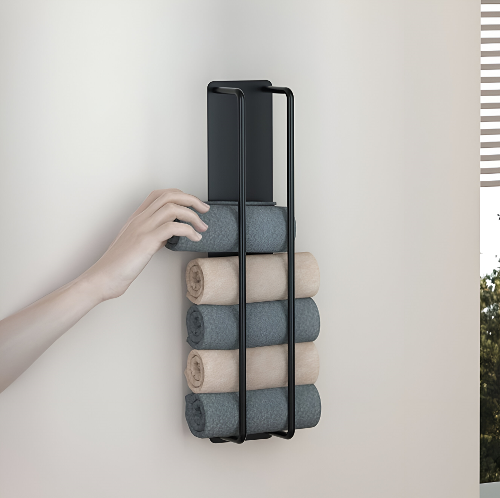 IronDuo Rack – Premium Dubbel Handdukshängare i Metall