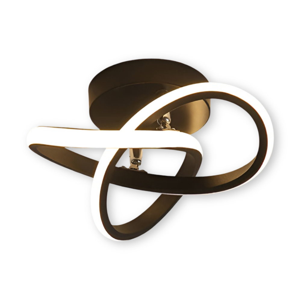 Lumivra – Abstrakt Modern LED Taklampa med Dimbar Funktion (Ø24 cm)