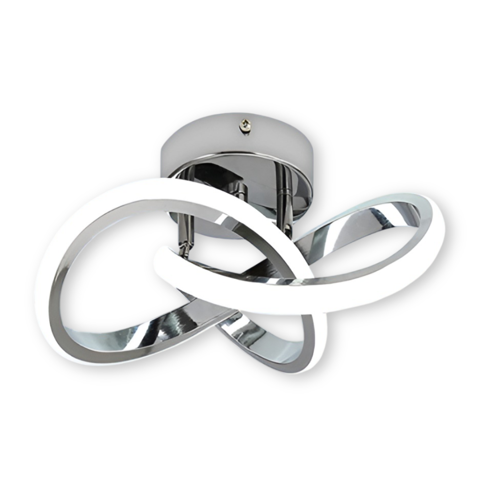 Lumivra – Abstrakt Modern LED Taklampa med Dimbar Funktion (Ø24 cm)