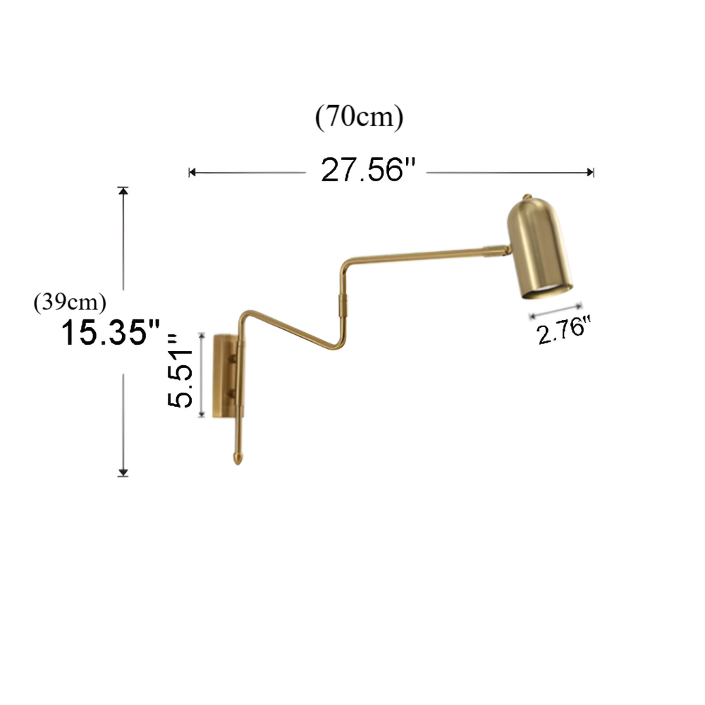 SwingLite – Modern Vägglampa med Justerbar Svängarm i Skandinavisk Design