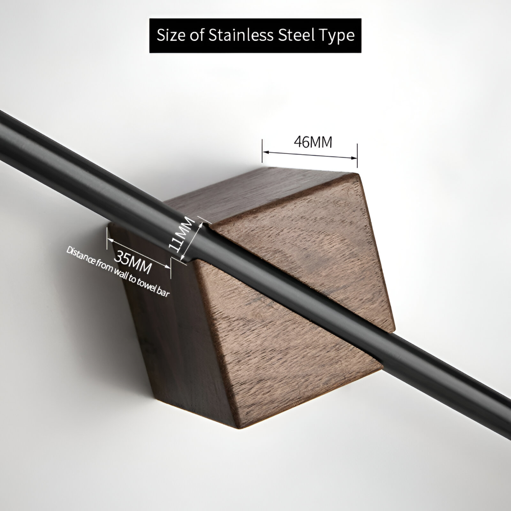 SteelNord – Modernt Handduksställ i Rostfritt Stål (40/50 cm)