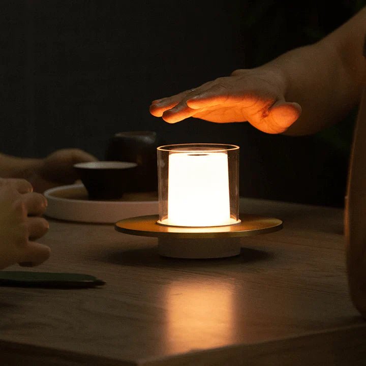 FlammaGlow – Modern LED-ljuslampa med säkerhetsteknik och varm belysning