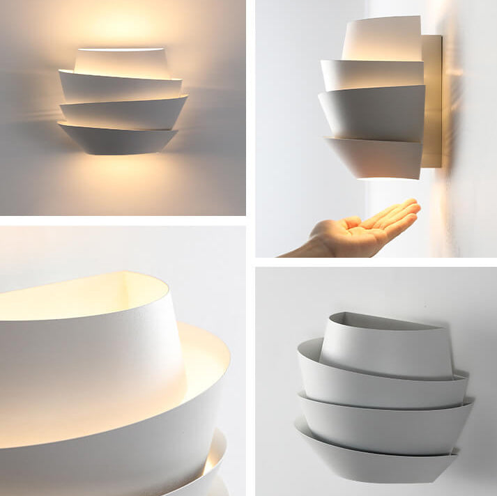 Namiya – Japandi Vägglampa med Modernt Asymmetriskt Design och Varmt Ljus