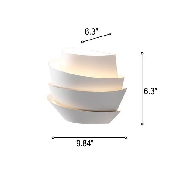 Namiya – Japandi Vägglampa med Modernt Asymmetriskt Design och Varmt Ljus