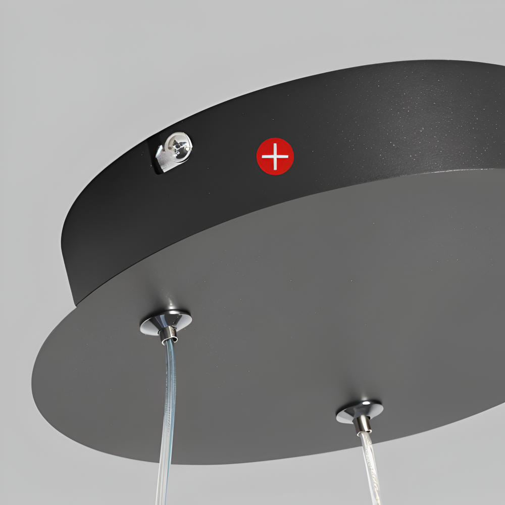 CircaLume – Minimalistisk Rund LED Pendellampa i Svart & Vit