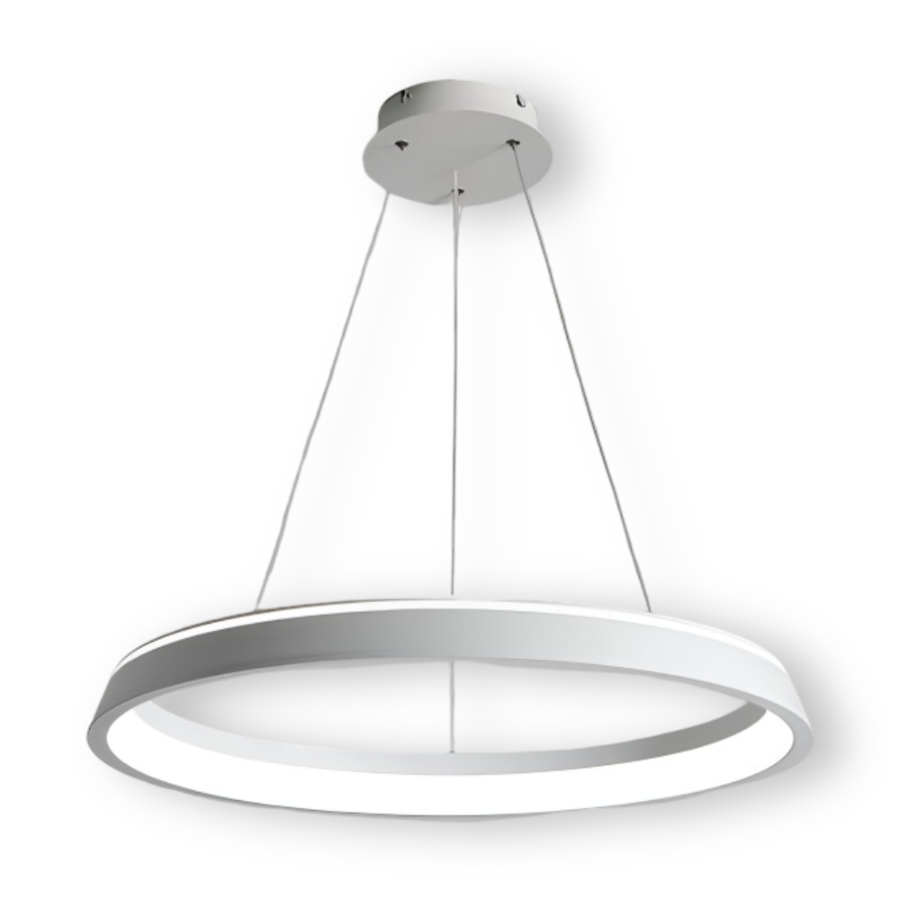 CircaLume – Minimalistisk Rund LED Pendellampa i Svart & Vit