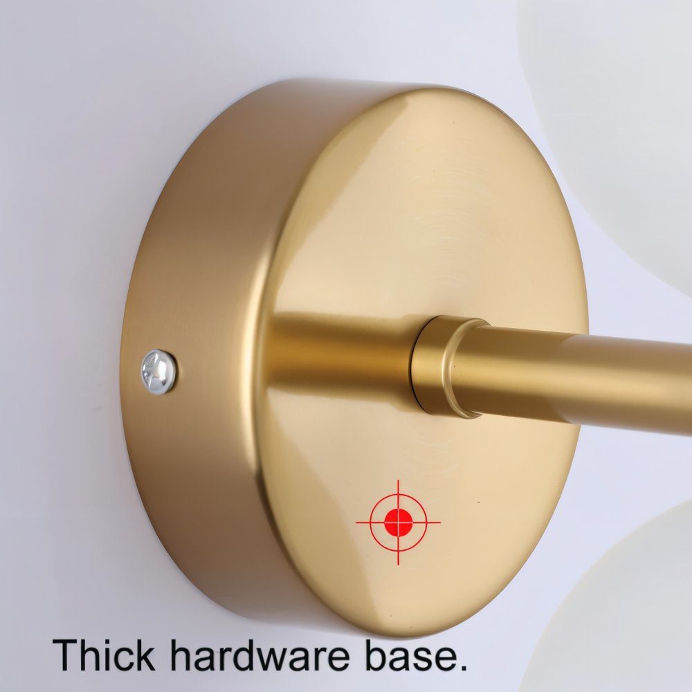 LumoCaps – Modern Glasvägglampa med Up & Down LED-belysning