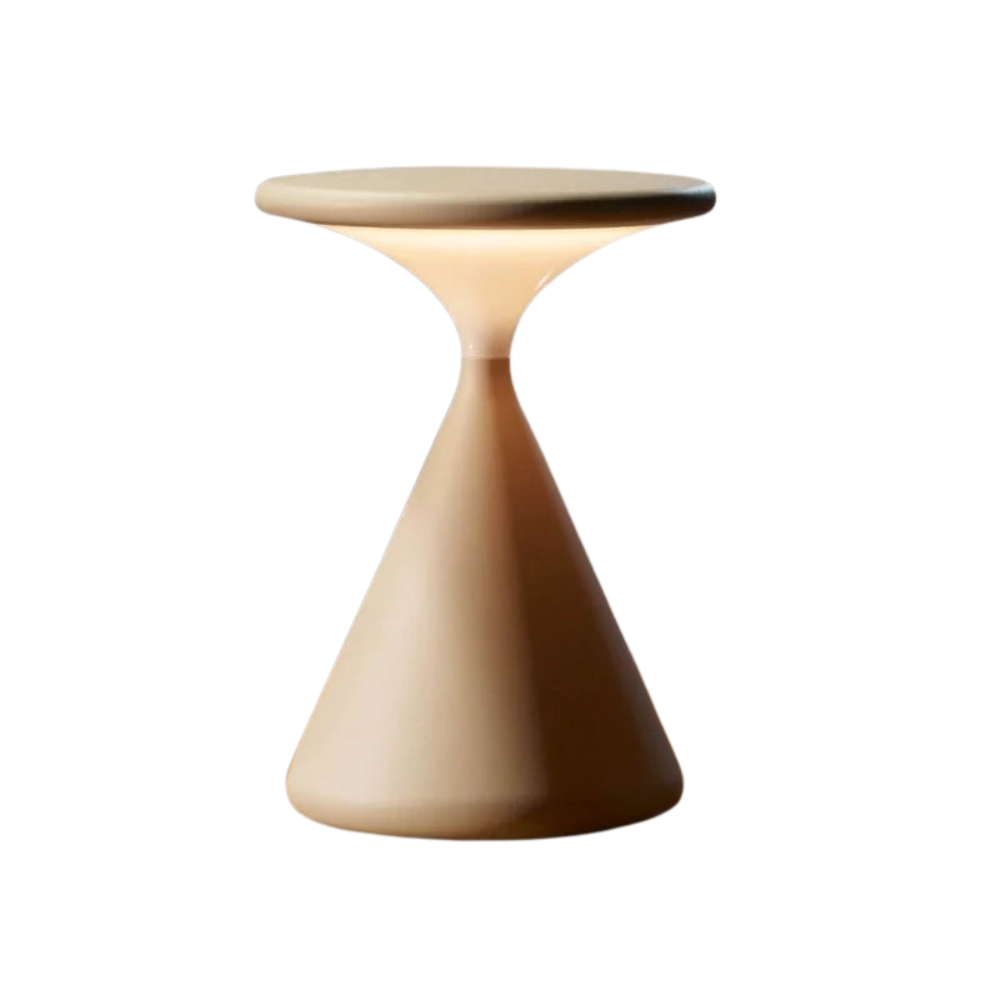 SandGleam – Trådlös timglasbordslampa med dimbar LED-belysning