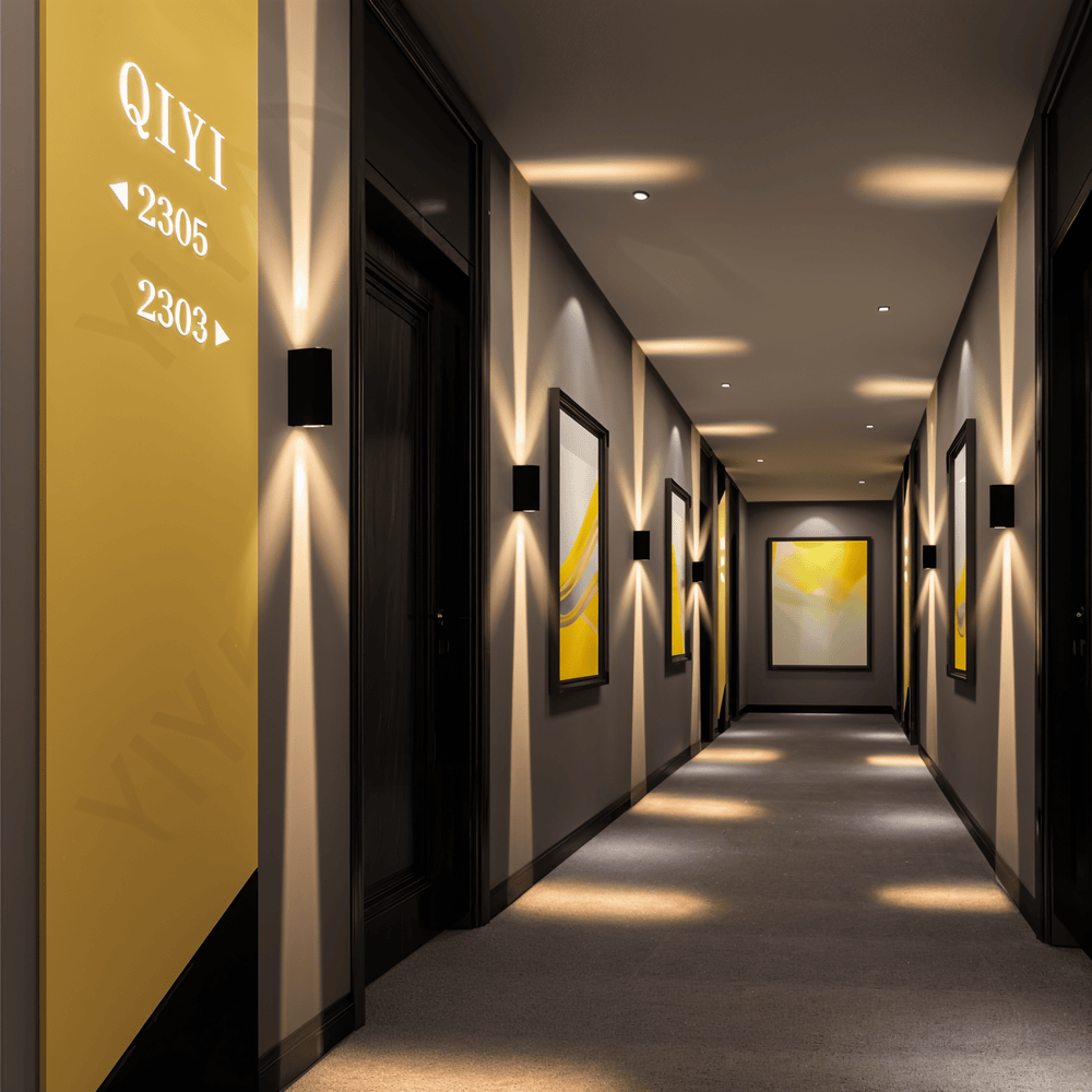 AquaBeam – Vattentät LED-Vägglampa i Flygaluminium för Utomhus & Inomhusbruk