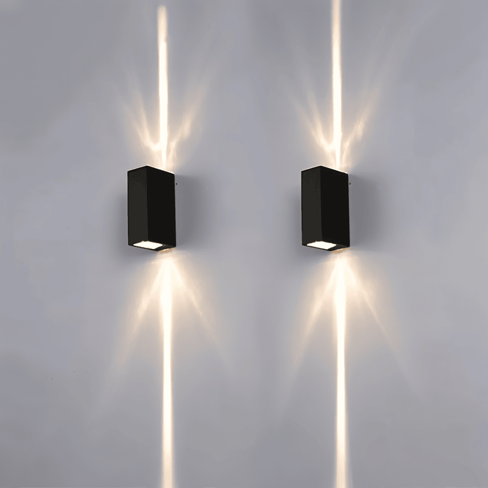 AquaBeam – Vattentät LED-Vägglampa i Flygaluminium för Utomhus & Inomhusbruk