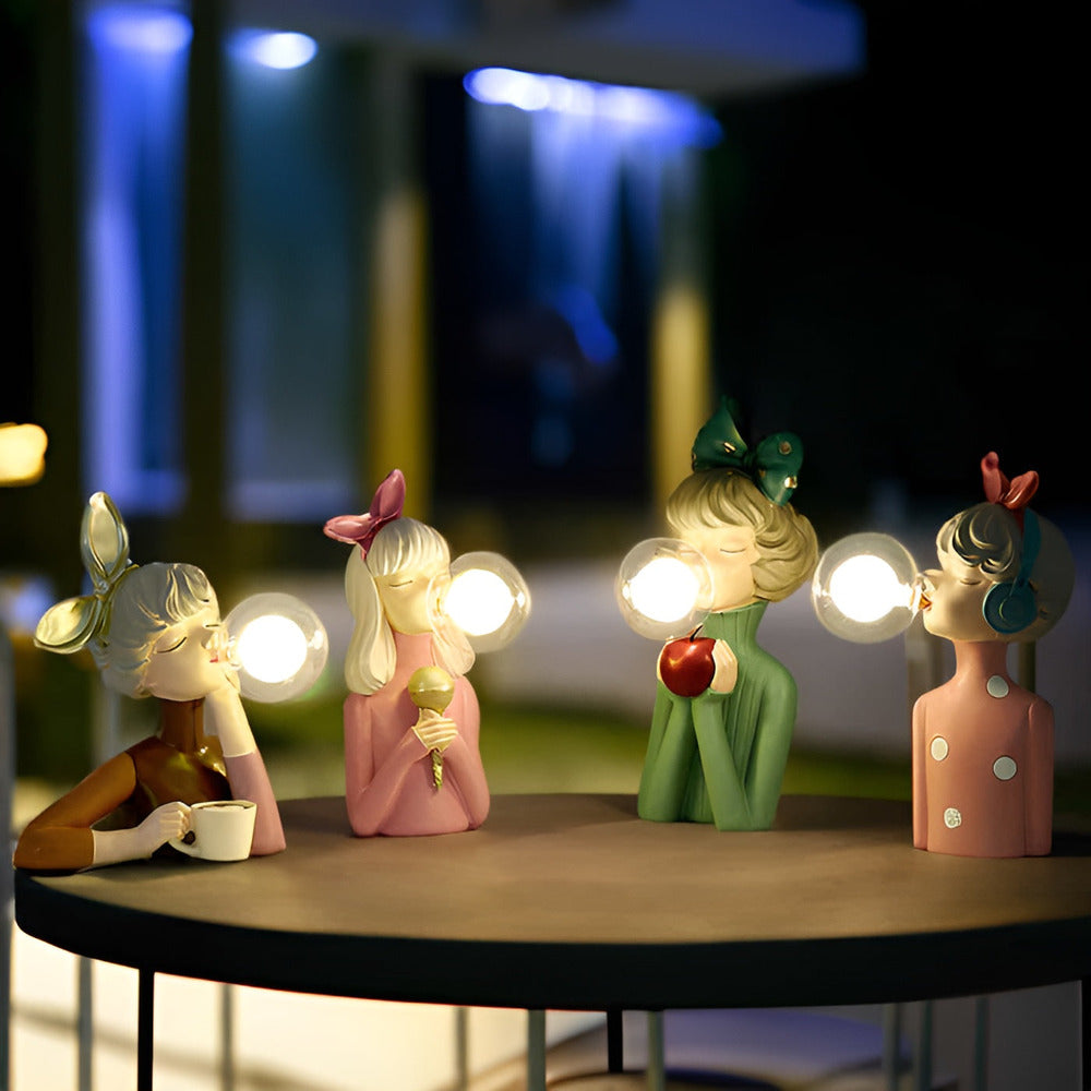 LumiFae Bordslampa – Magisk Figurlampa med Sagokaraktärer