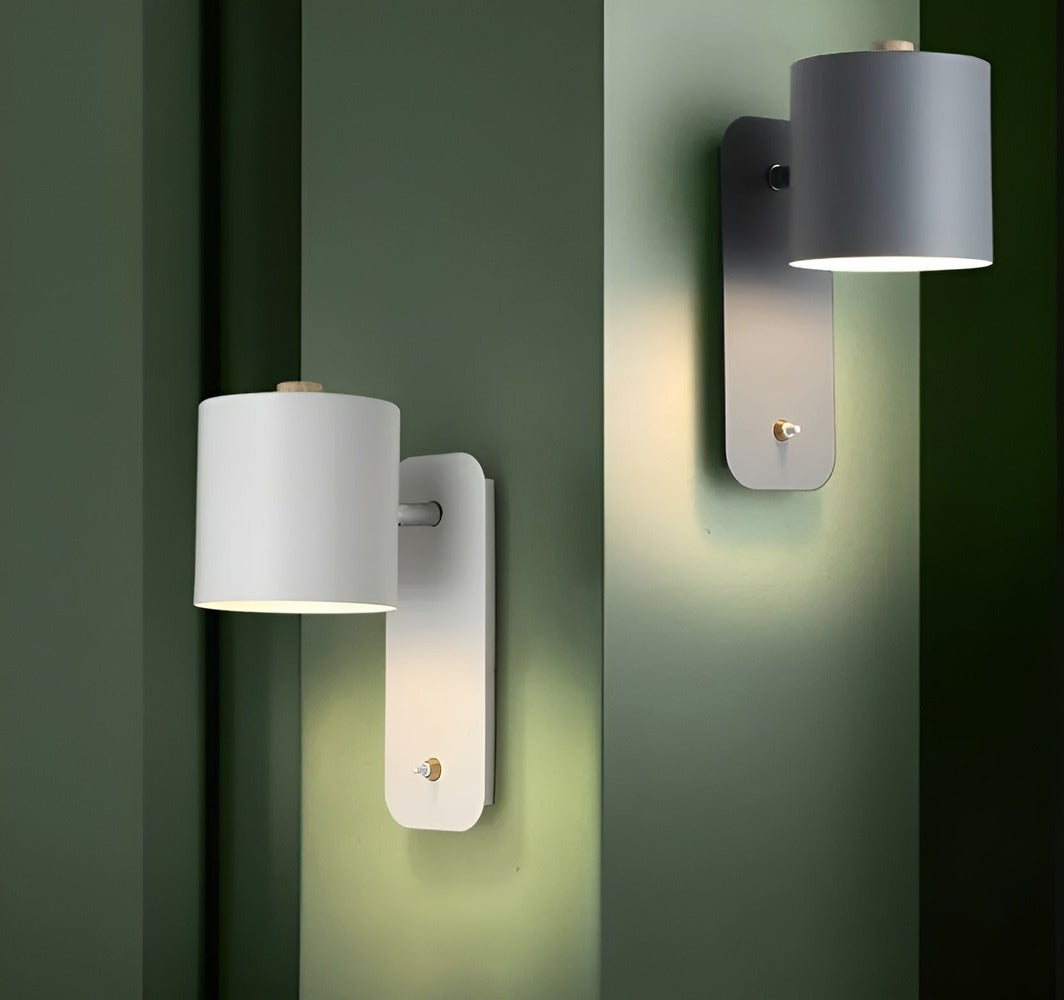 Cyloro – Roterbar LED Vägglampa med Smart Tryckknapp