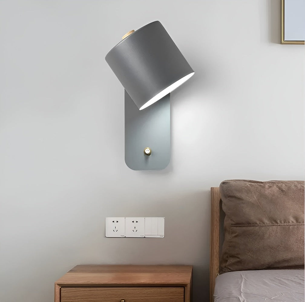 Cyloro – Roterbar LED Vägglampa med Smart Tryckknapp