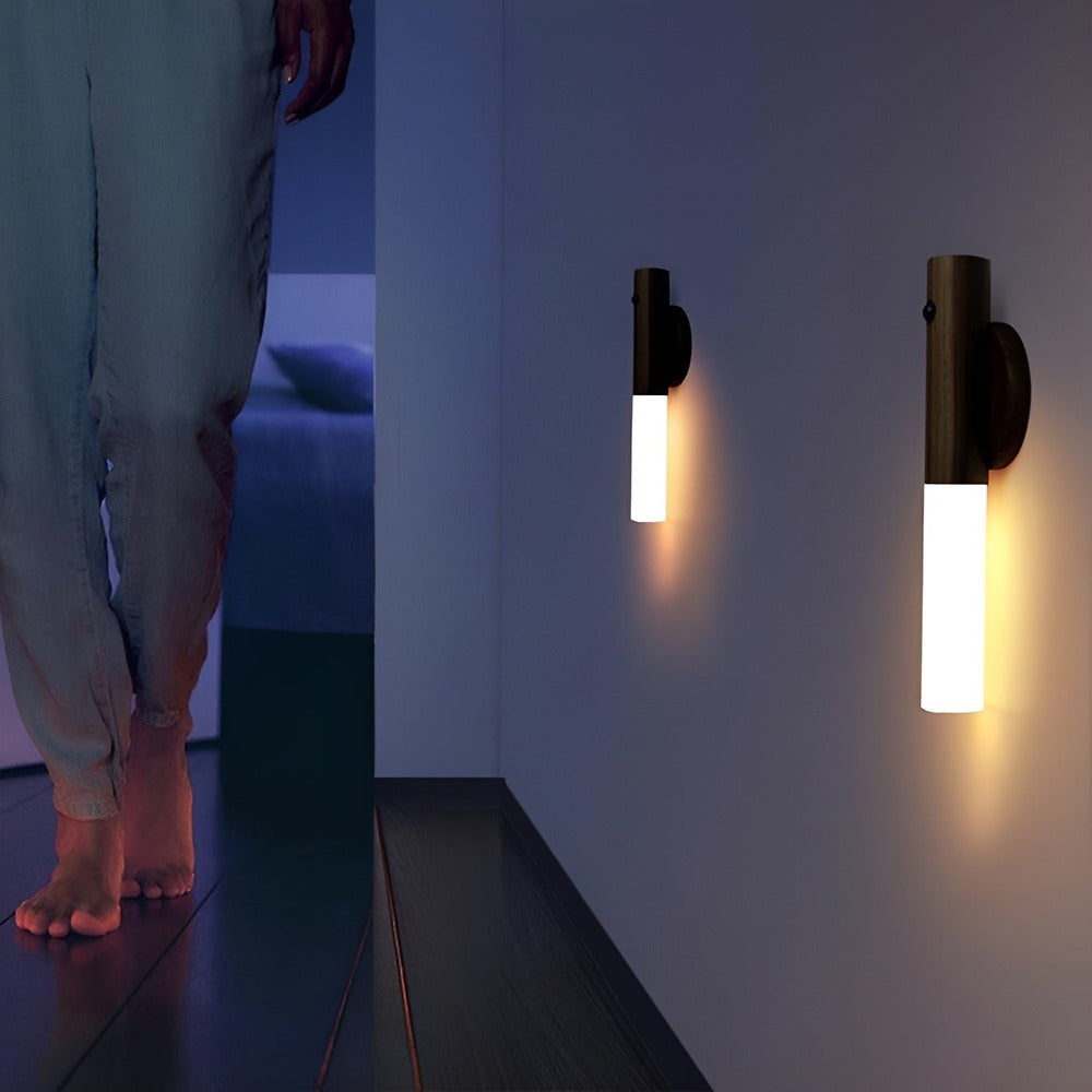 MagnoBeam – Vägglampa med Magnetisk Rörelsesensor