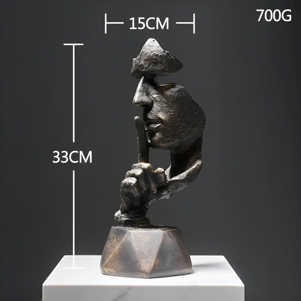 FaceImpress Skulptur – Kreativ Abstrakt Ansiktsfigur i Modern Design