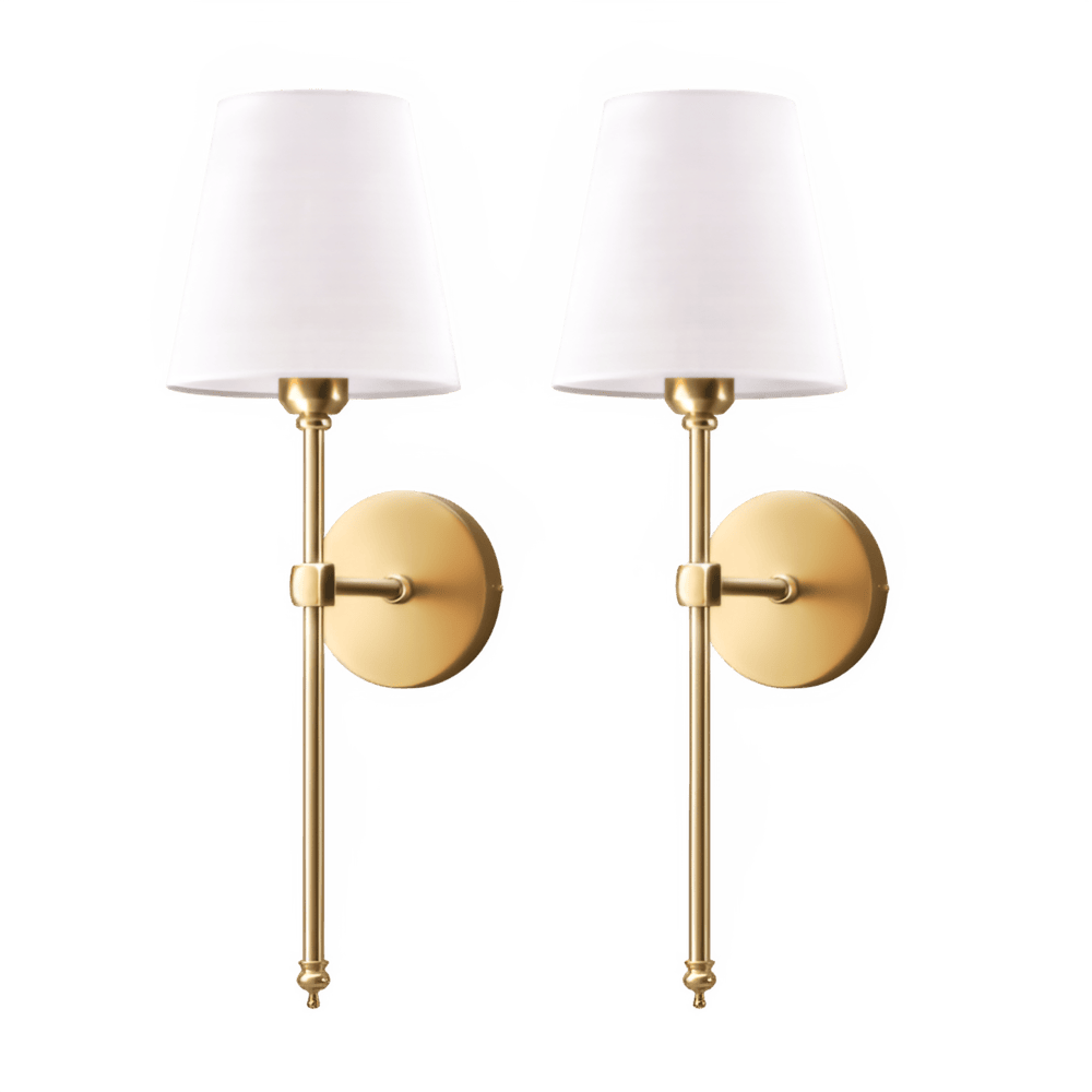 LumoWeave – Vägglampor i Metall med Tygskärm