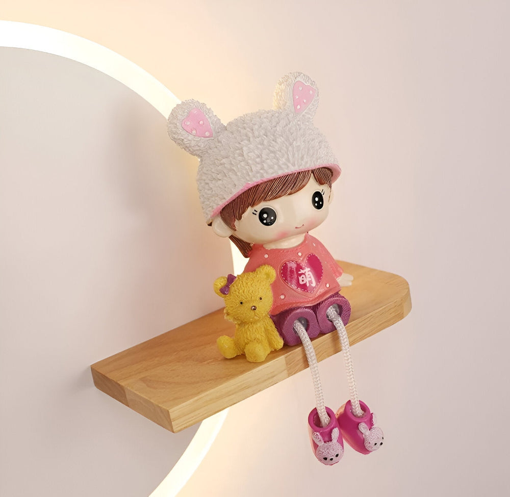 FanciToons – Lekfull Vägglampa för Barnrum | Charmig Cartoon LED Belysning i Färgfull Design