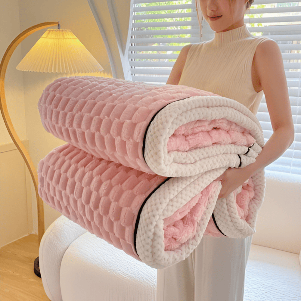 CloudNest Pläd – Extra Mjuk Premiumfleecefilt för Hem & Resor