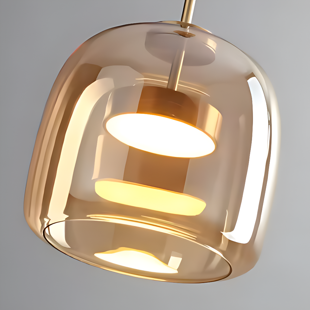 EcoLume – Modern Glaspendellampa med Tidlös Elegans