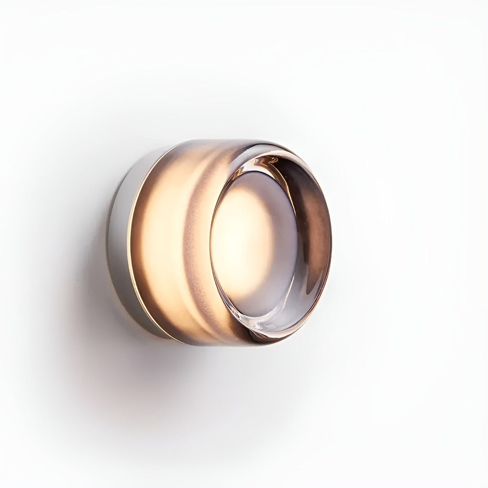 GlowJelly – Elegant Nordisk Vägglampa i Glas med LED-belysning