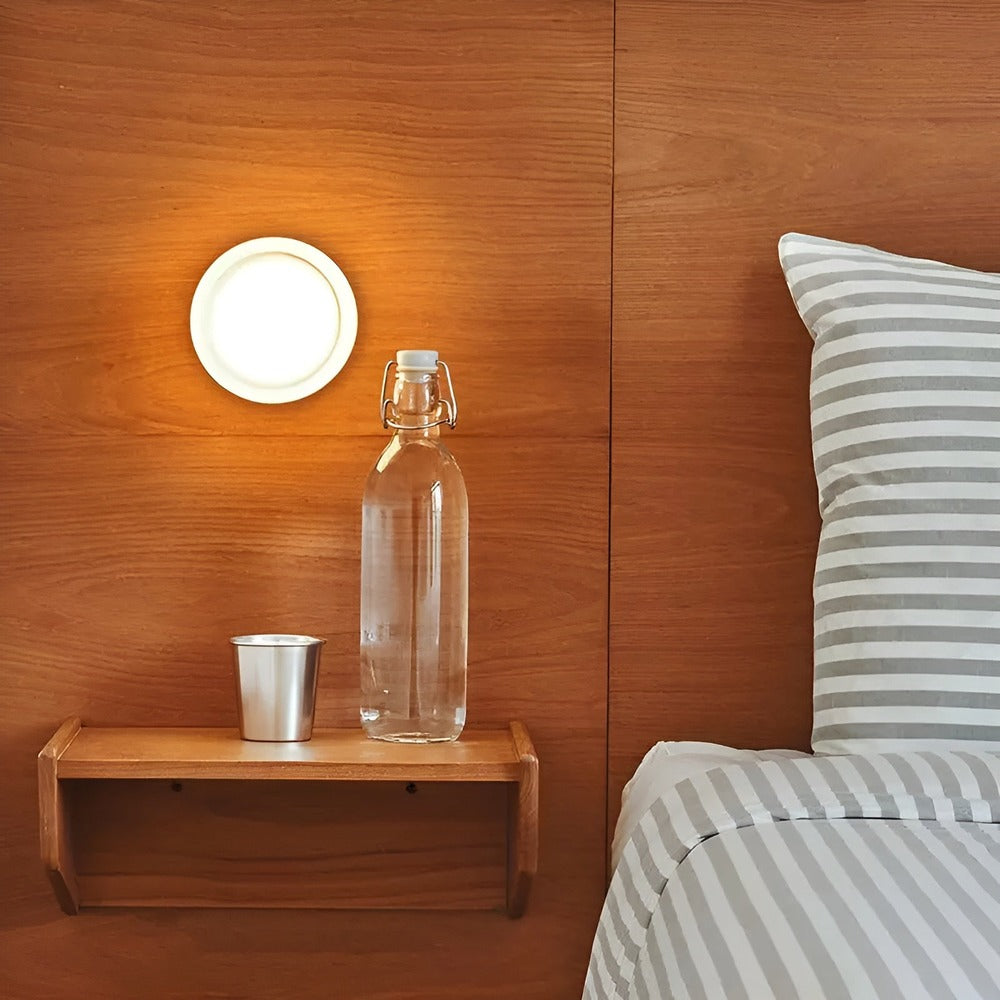 GlowJelly – Elegant Nordisk Vägglampa i Glas med LED-belysning