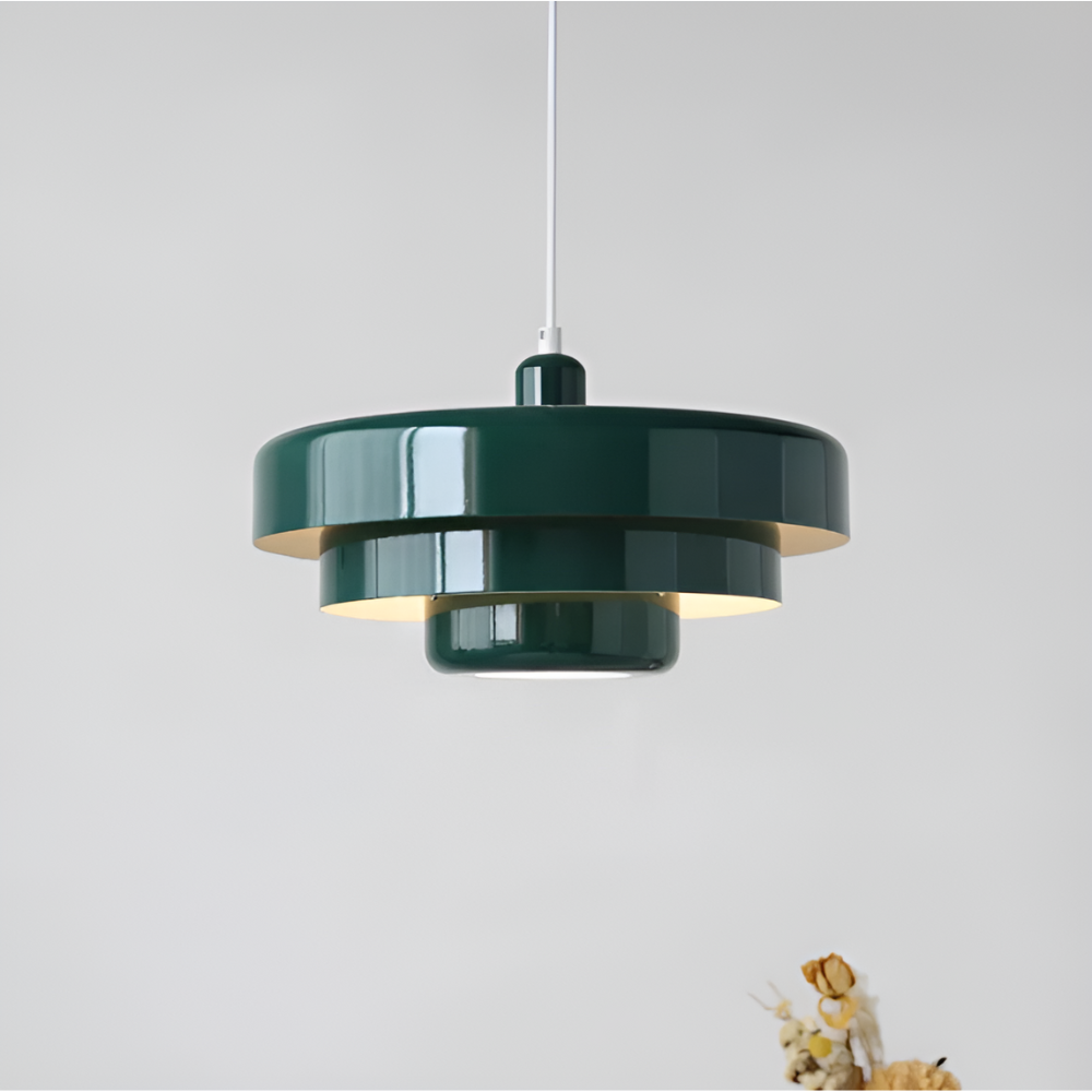 AmberGlow – Orange Vintage Taklampa i Skandinavisk Design
