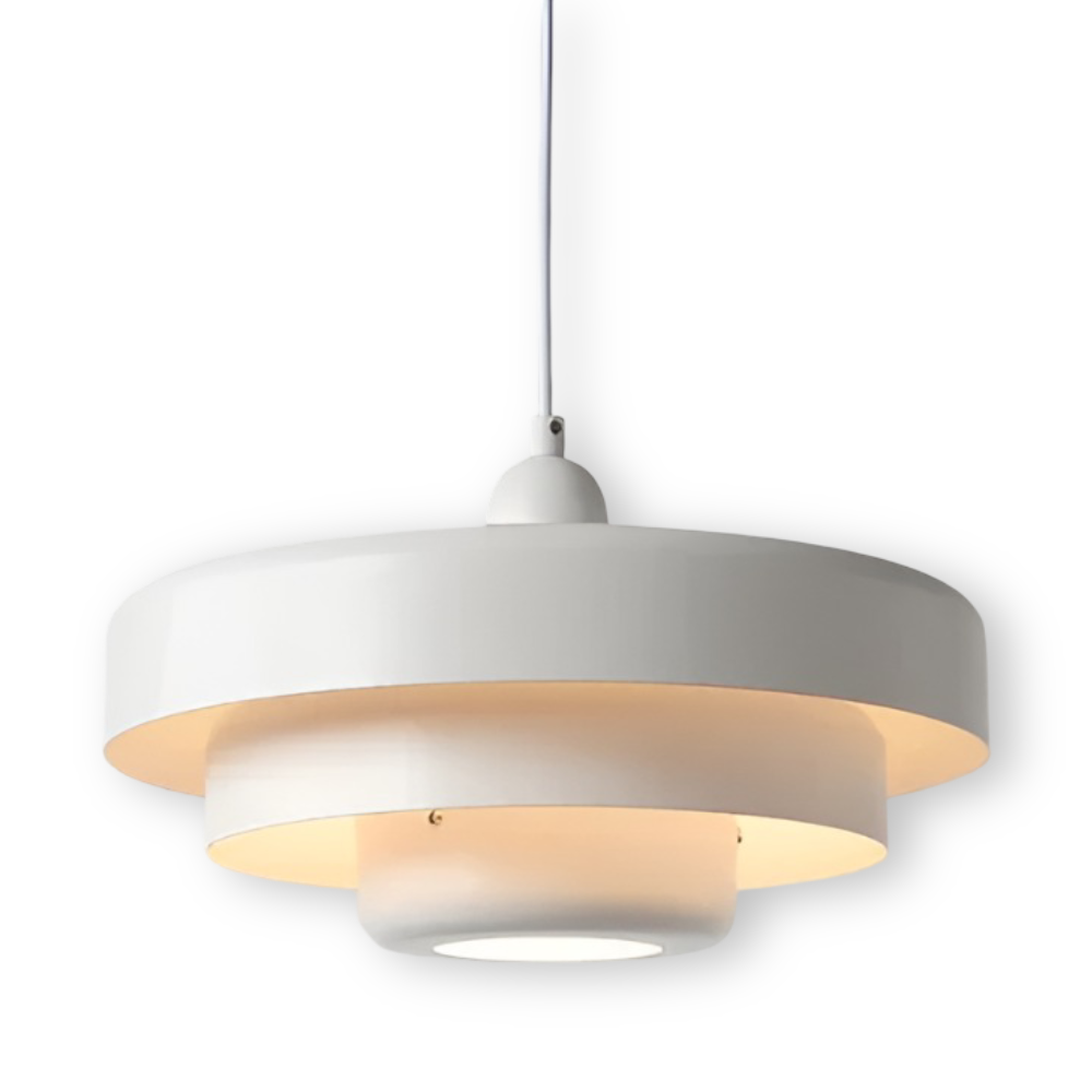 AmberGlow – Orange Vintage Taklampa i Skandinavisk Design