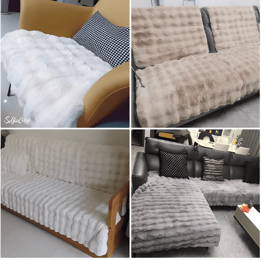 PlushHaven – Extra Mjukt Plyschskydd för Husdjur & Soffor