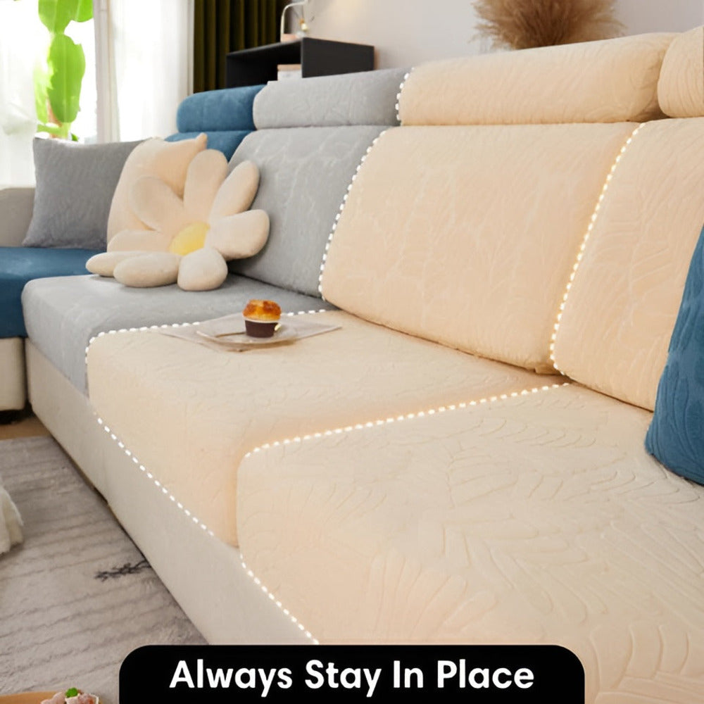 VelvetGuard SofaShield – 360° Skyddande Stretchöverdrag för Soffor