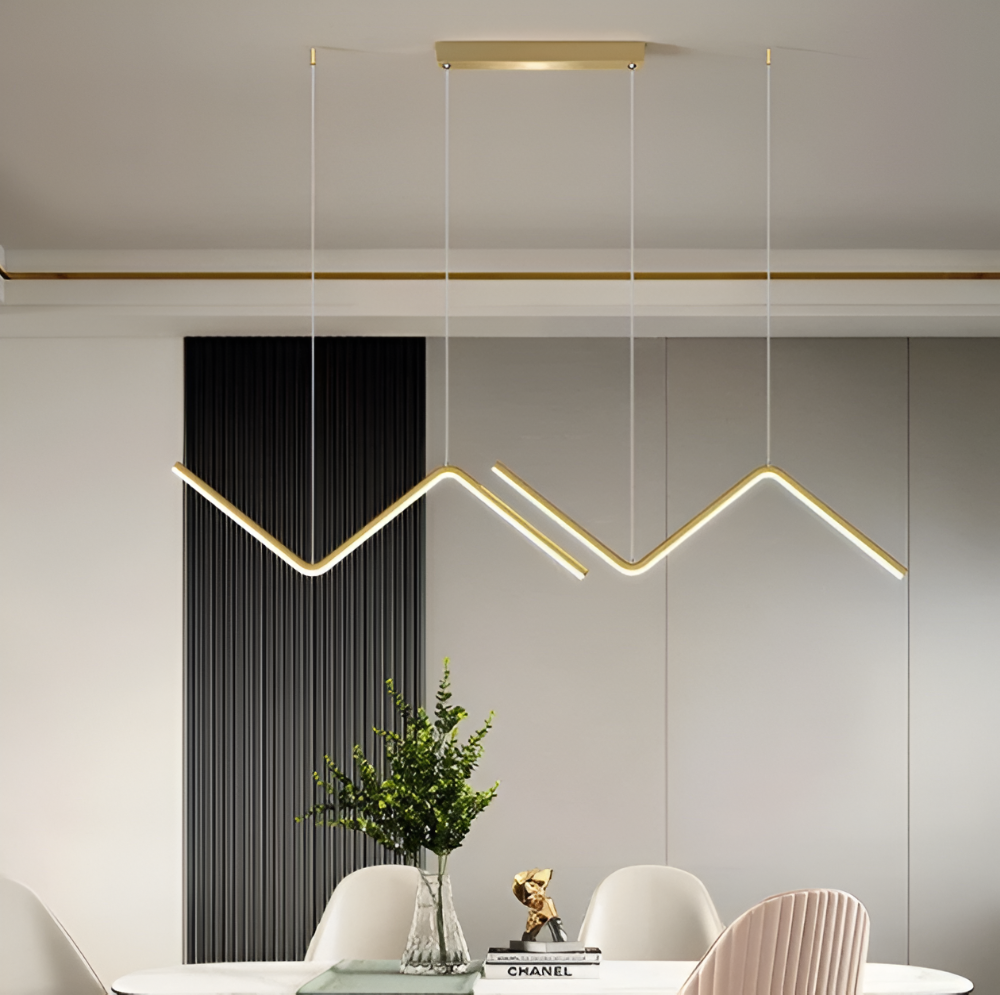 TriLume – Lyxig Triangulär LED Pendellampa med Modern Design