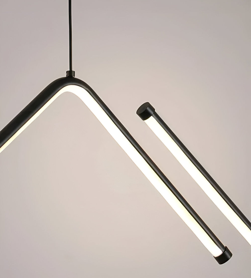 TriLume – Lyxig Triangulär LED Pendellampa med Modern Design