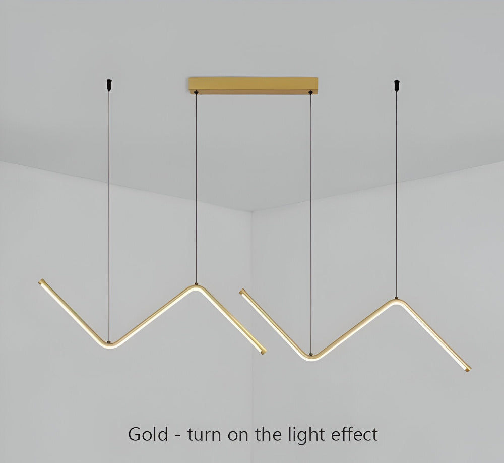 TriLume – Lyxig Triangulär LED Pendellampa med Modern Design