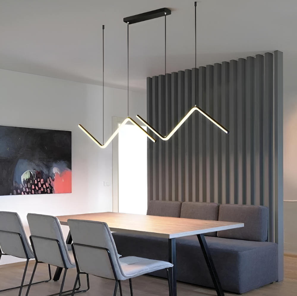 TriLume – Lyxig Triangulär LED Pendellampa med Modern Design