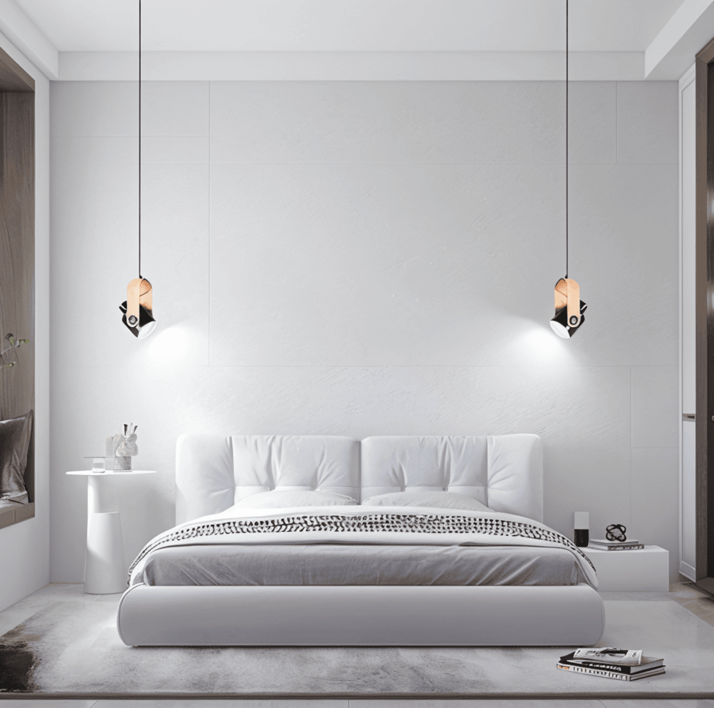 NordBeam – Justerbar Metallpendel med Trädetalj