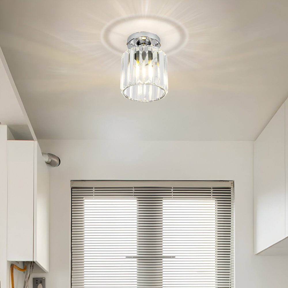LumiCorr – Modern Minimalistisk Taklampa med Kristalldetaljer