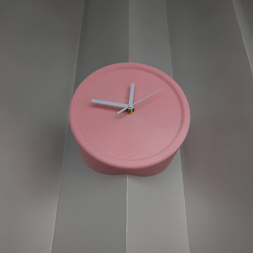 EdgeForm Silent – Minimalistisk 3D-Hörnväggsklocka 30 cm