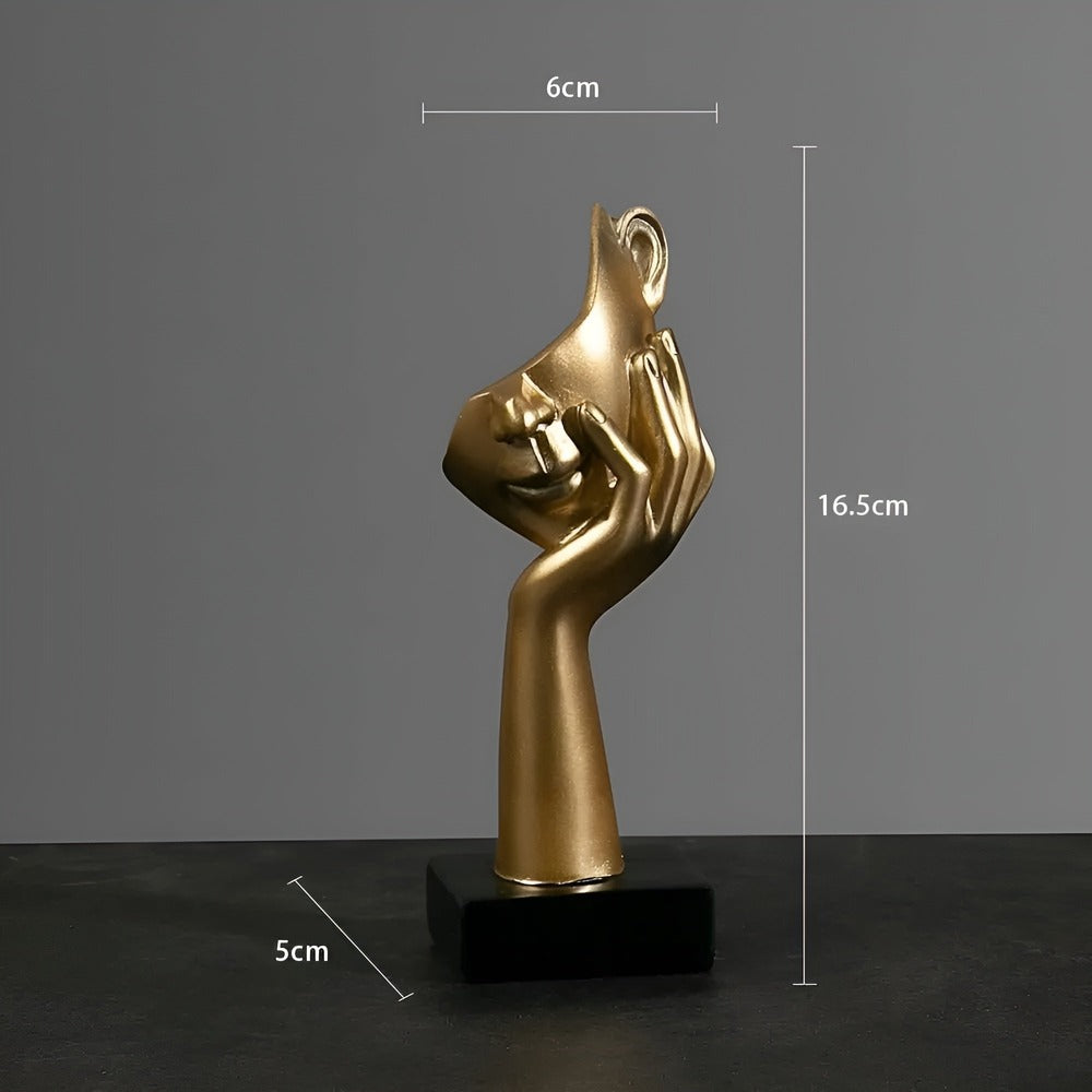 ThinkForm Skulptur – Abstrakt Modern Dekorationsfigur i Harts