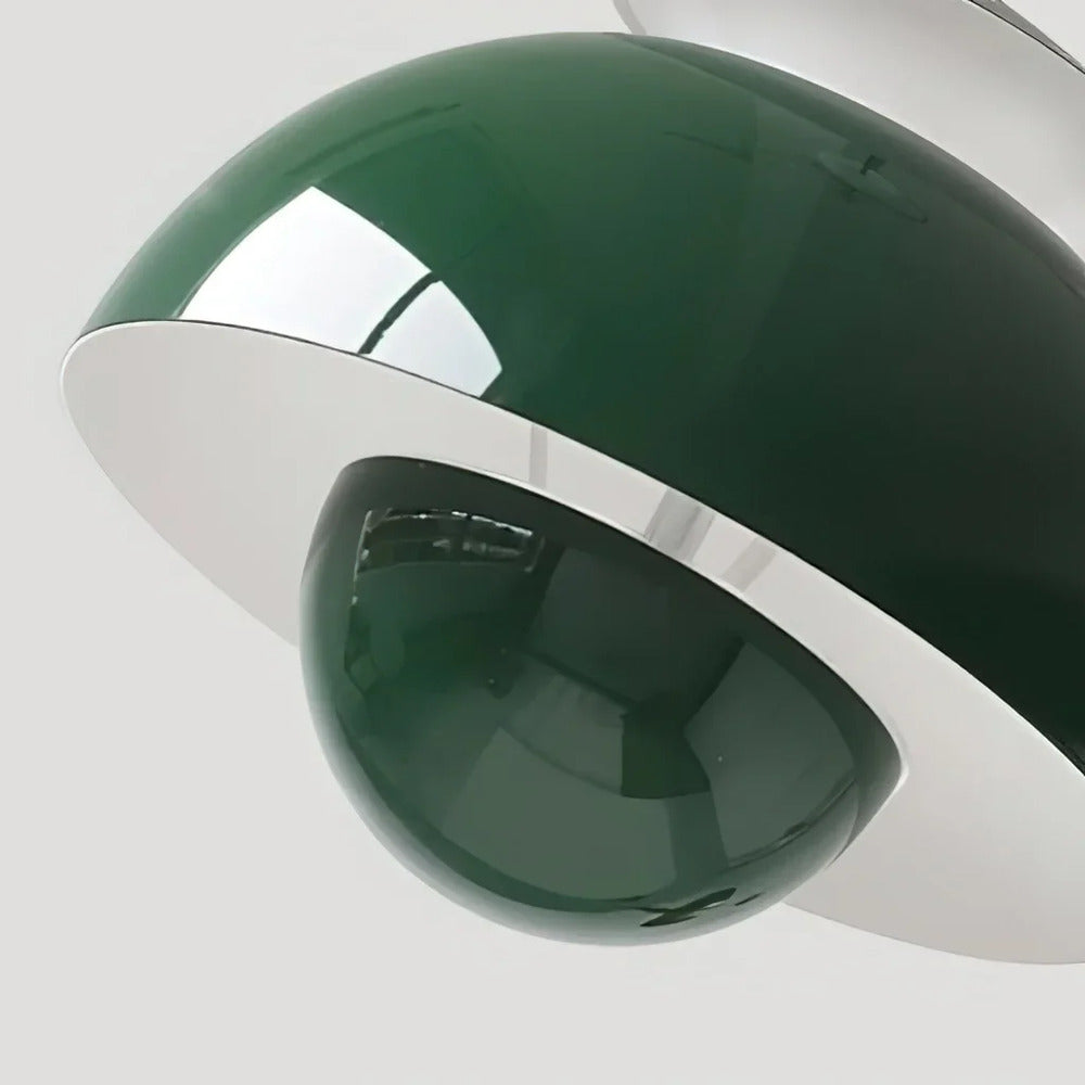 Floréal – Nordisk Metallpendellampa i Blomformad Retrodesign