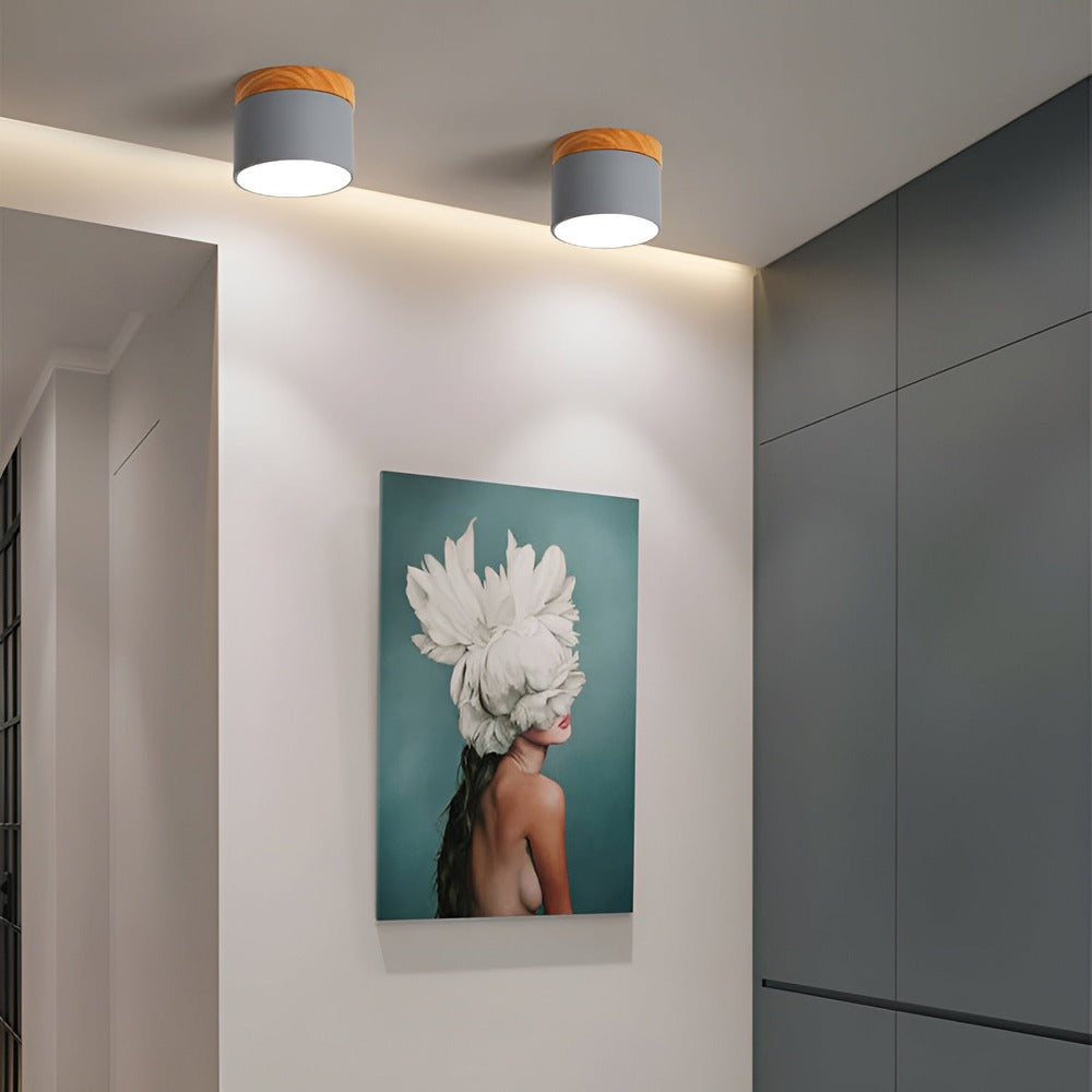 PastelGlow – Färgglad Cylinder Taklampa med Retro Minimalism