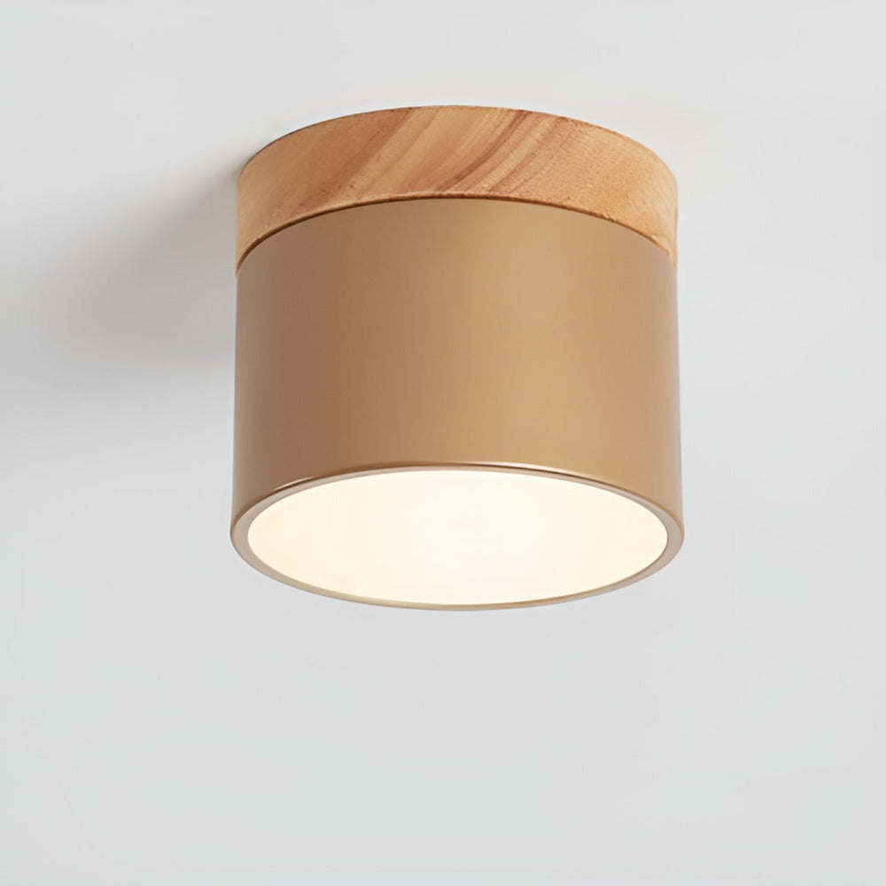 PastelGlow – Färgglad Cylinder Taklampa med Retro Minimalism