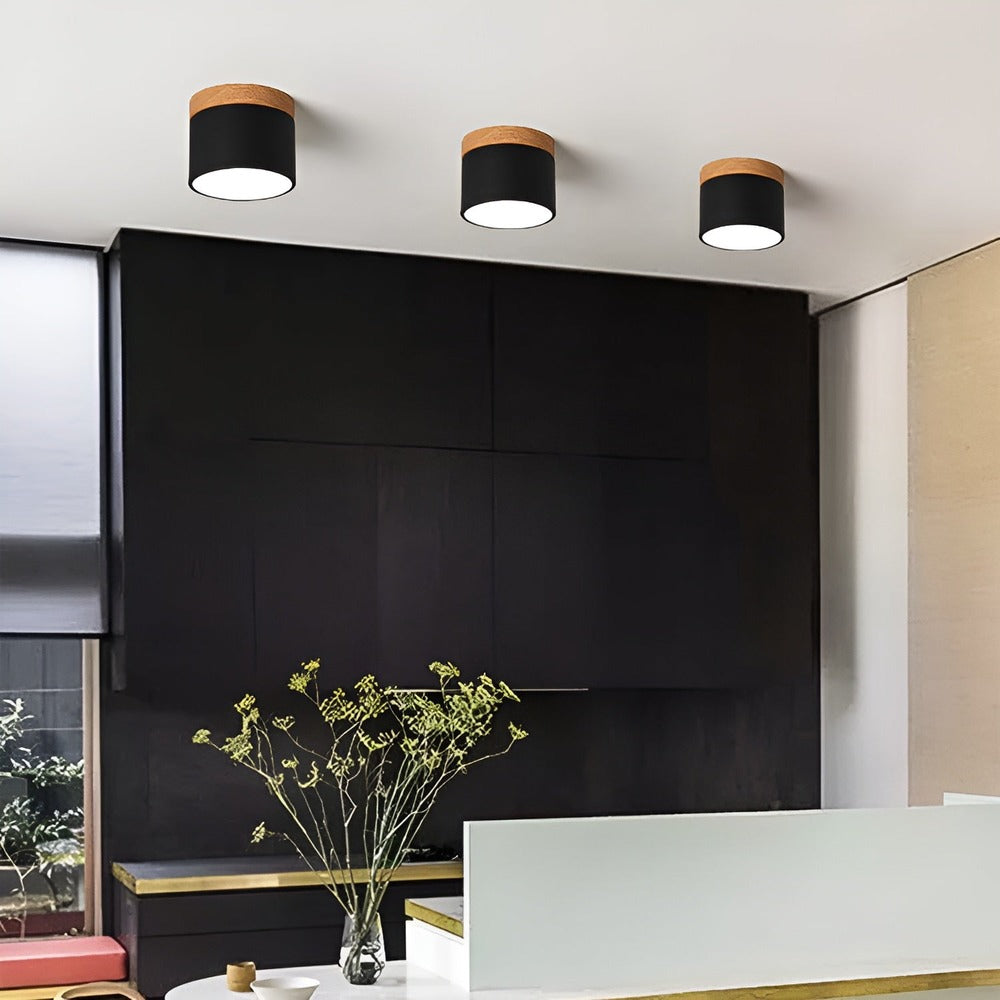 PastelGlow – Färgglad Cylinder Taklampa med Retro Minimalism