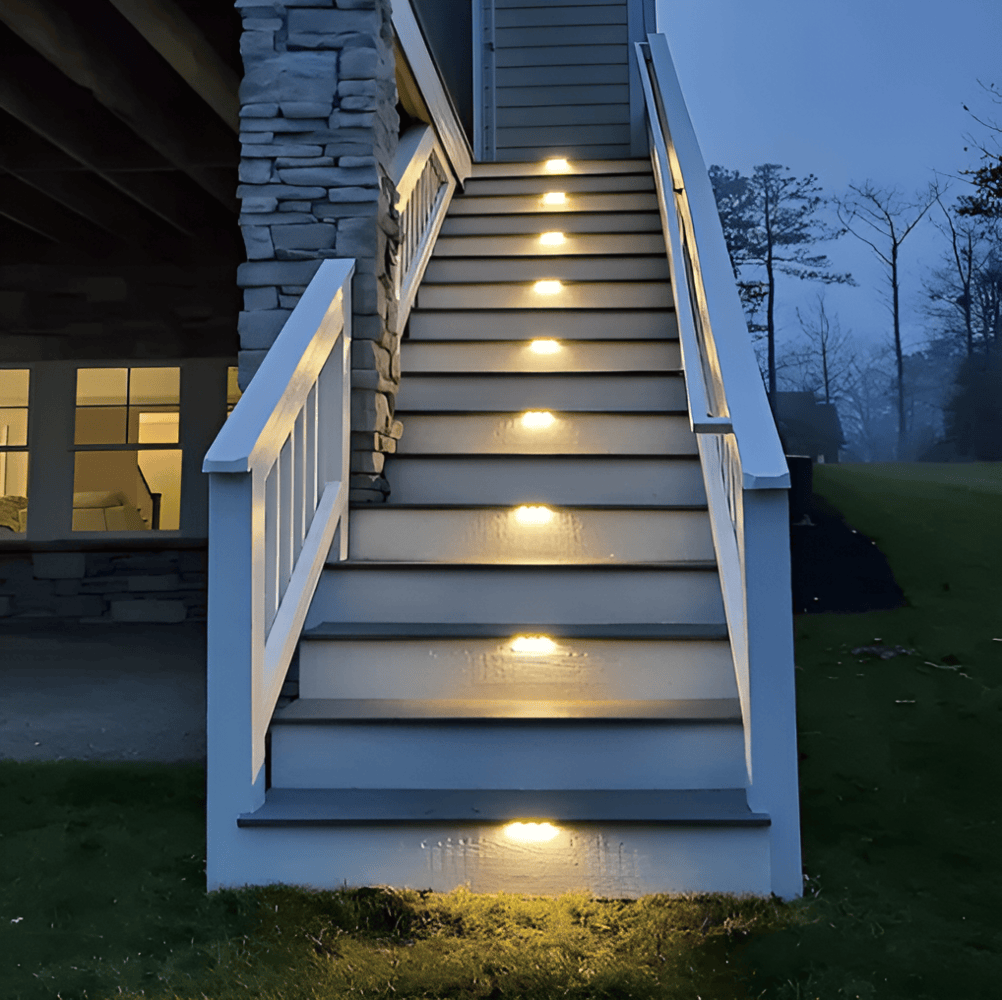 PathStep Lights – LED Solcells Trappbelysning för Utomhusbruk (2/4/8-pack)