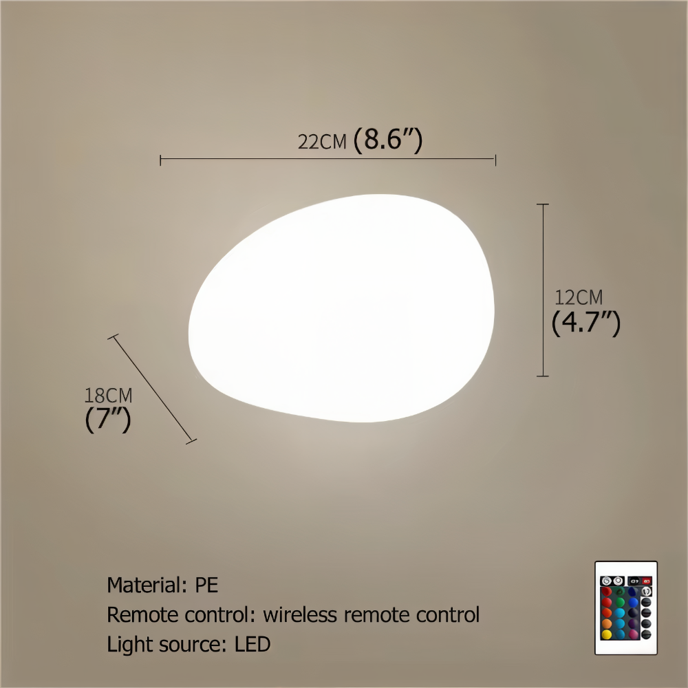 StoneGlow SolarRock – Naturtrogen LED Stenlampa för Trädgården
